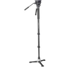 تک-پایه-لیبک-Libec-Hands-Free-Monopod-Kit-with-TH-X-Pan-and-Tilt-Video-Head-and-Bowl-Clamp